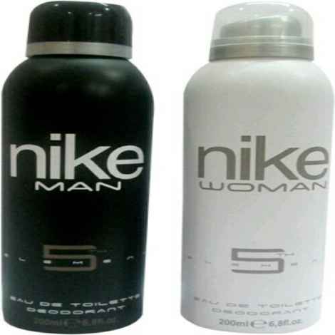 Nike 5 Th Element Deodorant Spray - For Women Man200 ml Pack Of 2