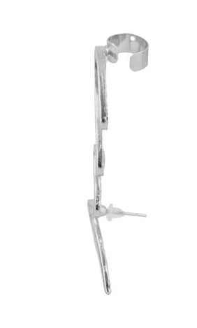 Buy Crunchy Fashion Magic Mania Snake Ear Cuff-Silver - Purplle