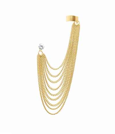 Buy Crunchy Fashion Party Girl Single Ear Cuff - Purplle