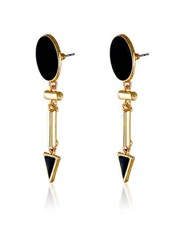 Buy Crunchy Fashion Jet Cheering Decadic Earring - Purplle