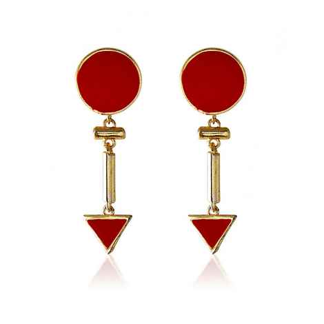 Buy Crunchy Fashion Blooming Praise Decadic Earring - Purplle