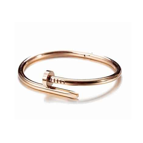 Buy Ferosh Rosegold Nail Bangle - Purplle