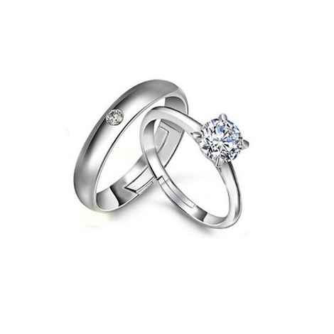 Buy Ferosh Splendid Couple Rings - Purplle