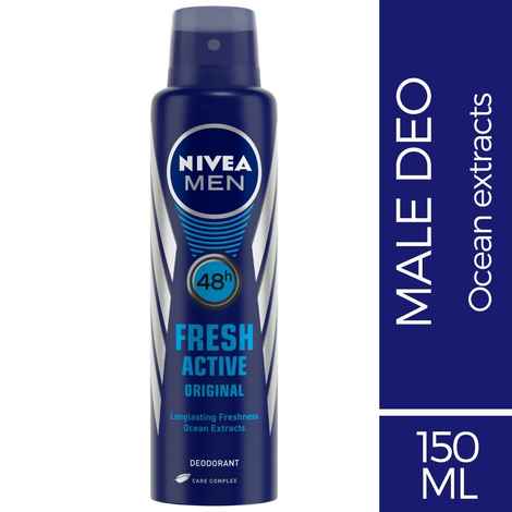 Nivea MEN Deodorant, Fresh Active (150 ml)