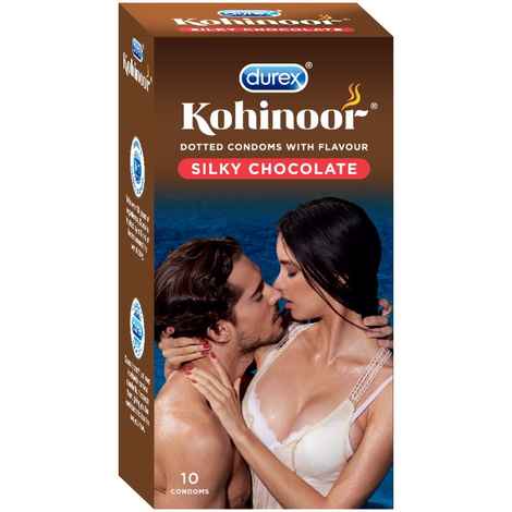 Durex Kohinoor Condoms, Silky Chocolate- 10s