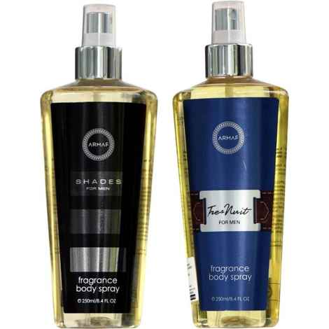 Armaf 1 Tres Nuit::1 Shades Men Body Mist - For Men(500 Ml, Pack Of 2)