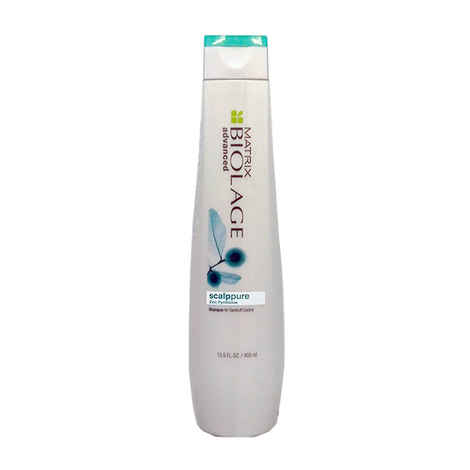 BIOLAGE Scalppure Shampoo 400ml|Paraben free| Targets Dandruff, Controls The Appearance of Flakes & Relieves Scalp Irritation | For Dandruff Control