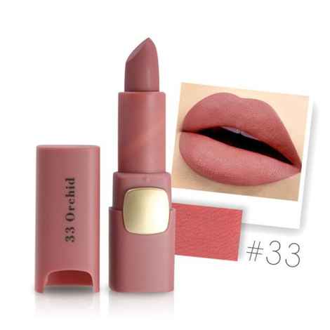 Miss Rose Matte Finish Waterproof Long Lasting Lipstick 7301-043B 33 (Orchid)