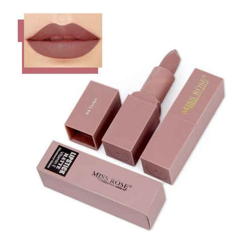 Miss Rose Brand lips Matte Moisturizing Lipstick Vitamin E Waterproof 7301-035B #44
