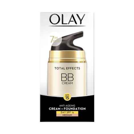 Olay Total Effect 7 In One BB Cream Anti-ageing Cream + Foundation Day SPF 15 Medium (50 g)