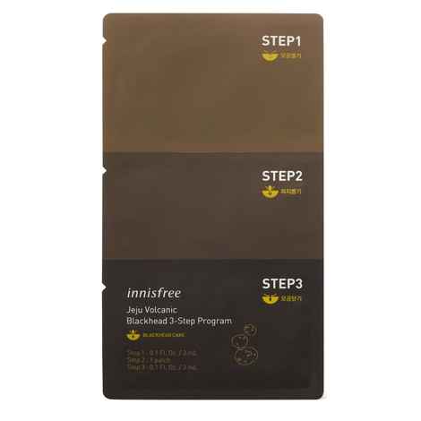 Buy Innisfree Jeju Volcanic Blackhead 3 Step Program - Purplle