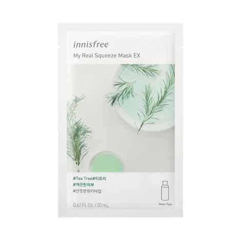 Innisfree My Real Squeeze Mask - Tea Tree (20 ml)