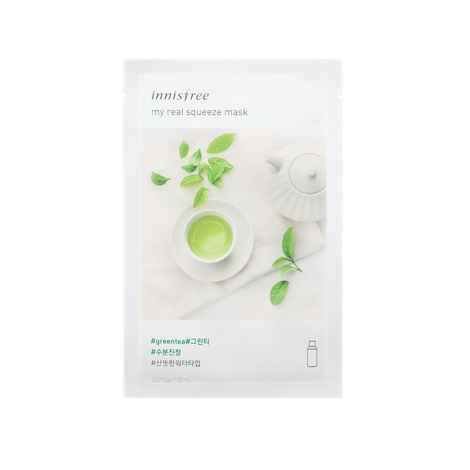 Buy Innisfree My Real Squeeze Mask - Green Tea (22 ml) - Purplle