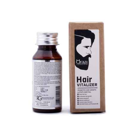 Qraa Hair Vitalizer For Men - Hair Fall Control and Hair Regrowth (60 ml)
