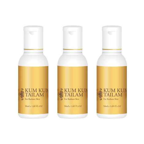 Vasu Kum Kumadi Tailam (50 ml) (Pack of 3)