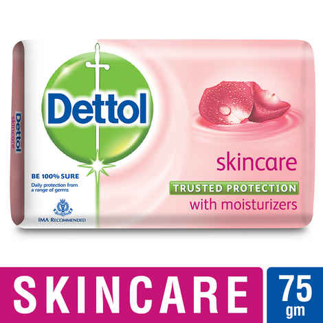 Buy Dettol Germ Protection Bathing Bar Soap Skincare (75 g) - Purplle