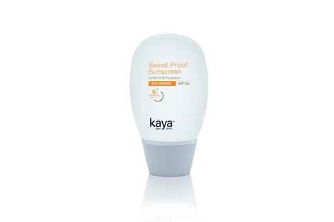 Buy Kaya Sweat Proof Sunscreen SPF 30+ 8hr UVA UVB protection water and sweat resistant non greasy 60ml - Purplle