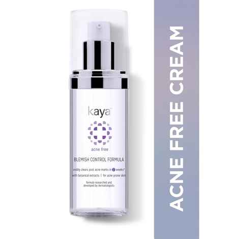 Buy Kaya Blemish Control Formula Daily Cream for Pimple Marks Acne Spots and Uneven skin tone 30 ml - Purplle