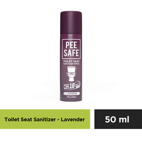 Buy Pee Safe Toilet Seat Sanitizer Spray Lavender (50 ml) - Purplle