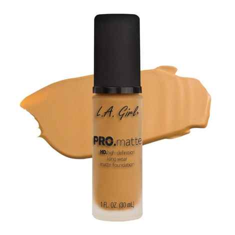 Buy L.A. Girl Hd Pro.Matte Foundation-Soft Honey 30 ml - Purplle