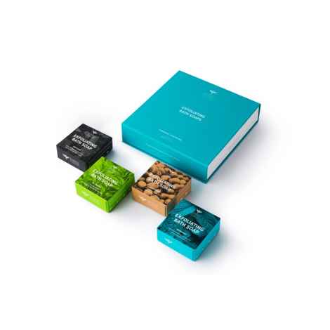 Buy Bombay Shaving Company Exfoliating Bath Soaps, 100g (Pack of 4) - Purplle