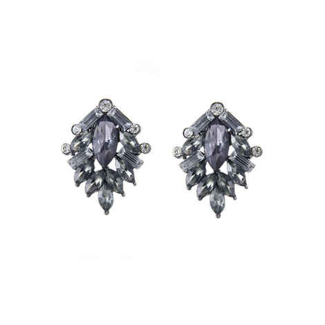 Buy Ferosh Punk Crystal Studs - Purplle