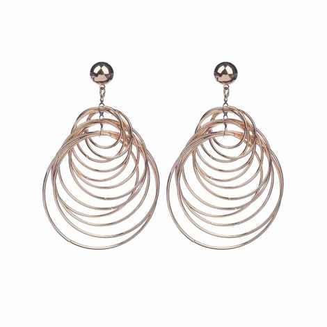 Buy Ferosh Zinariya Multi Hoop Earrings - Purplle