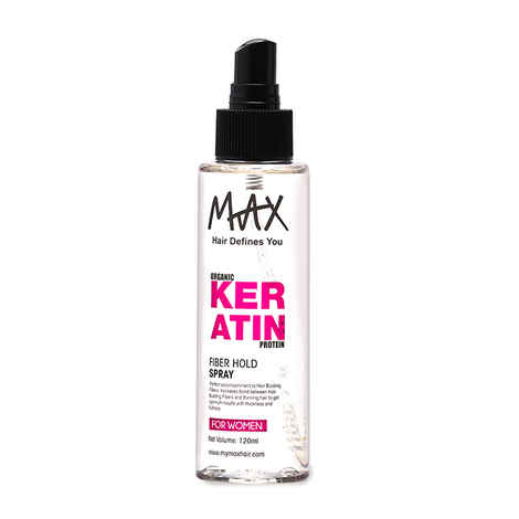 Buy Max Keratin Fiber Hold Spray For Women (120 ml) - Purplle