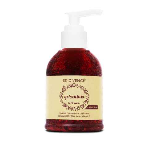 ST. D´VENCE Geranium Oil Face Wash With Witch Hazel & Aloe Vera (150 ml)