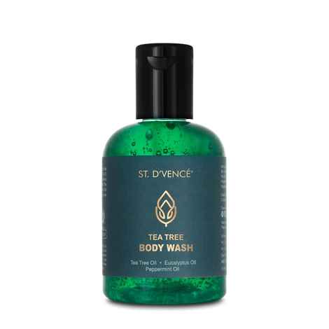 ST. DVENCE Tea Tree Body Wash With Eucalyptus Oil & Peppermint Oil (100 ml)