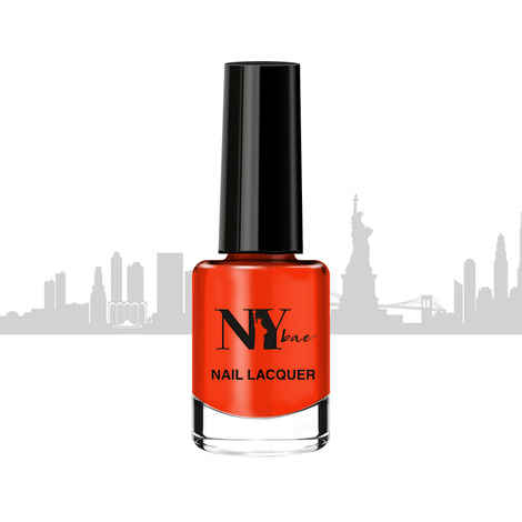 Buy NY Bae Gel Nail Lacquer - Fried Noodles 1 (6 ml) | Orange | Luxe Gel Finish | Highly Pigmented | Chip Resistant | Long lasting | Full Coverage | Streak-free Application | Cruelty Free | Non-Toxic - Purplle
