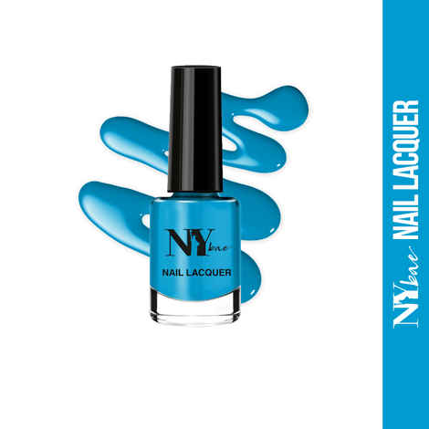 Buy NY Bae Gel Nail Lacquer - Blue Lagoon 10 (6 ml) | Blue | Luxe Gel Finish | Highly Pigmented | Chip Resistant | Long lasting | Full Coverage | Streak-free Application | Cruelty Free | Non-Toxic - Purplle