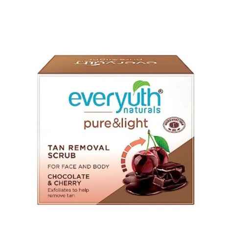 Buy Everyuth Naturals Chocolate and Cherry Tan Removal Scrub (50 g) - Purplle