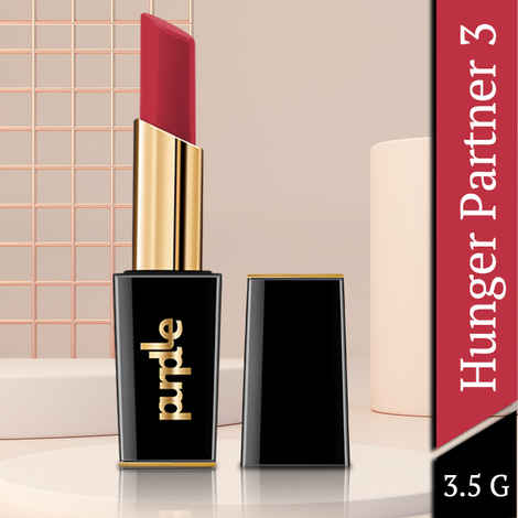 Buy Purplle Ultra HD Matte Lipstick, Pink - Hunger Partner 3 - Purplle