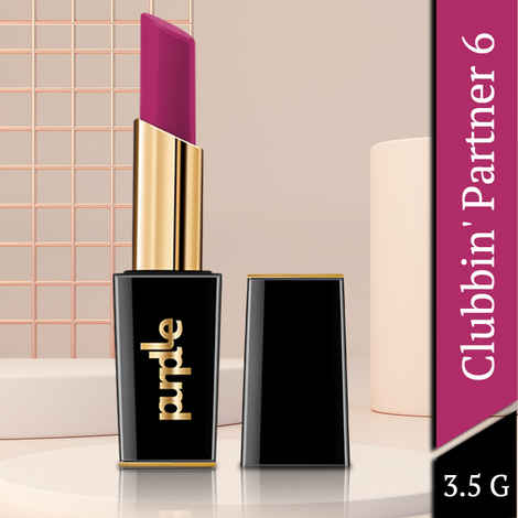 Purplle Ultra HD Matte Lipstick, Purple - Clubbin' Partner 6