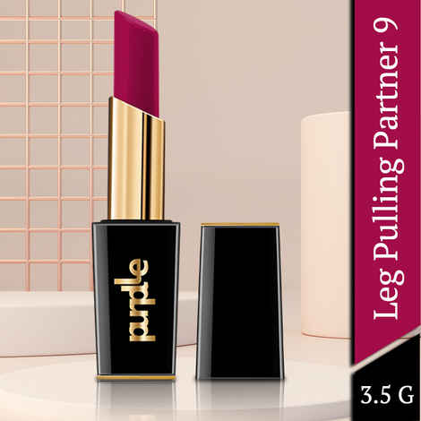 Purplle Ultra HD Matte Lipstick, Purple - Leg Pulling Partner 9