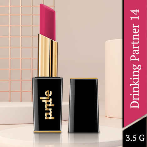Purplle Ultra HD Matte Lipstick, Purple - Drinking Partner 14