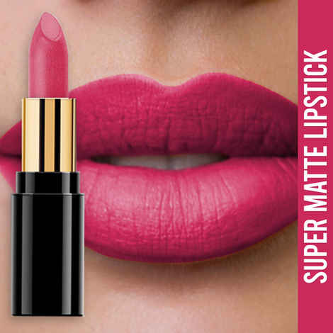 Buy NY Bae Super Matte Lipstick - Kinky Kirsten 4 (4.2 g) | Pink | Matte Finish | Enriched with Vitamin E | Rich Colour Payoff | Nourishing | Long lasting | Smudgeproof | Vegan | Cruelty & Paraben Free - Purplle