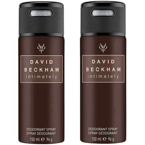 David Beckham Intimately Men & Women Deodorant boby spray 150 ml each (Pack of 2, 300ml)