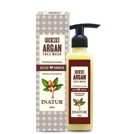 Inatur Men Argan Face Wash (200 ml)