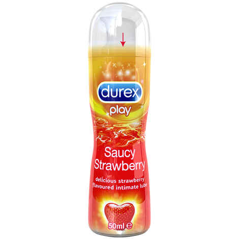 Buy Durex Play Saucy Strawberry (50 ml) - Purplle
