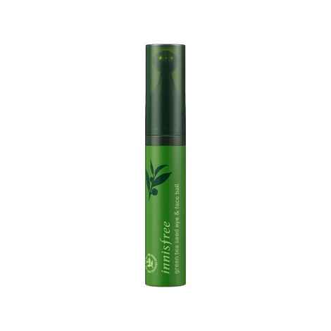 Buy Innisfree Green Tea Seed Serum (For Under Eyes & Face with Massage Roller Ball) (10 ml) - Purplle