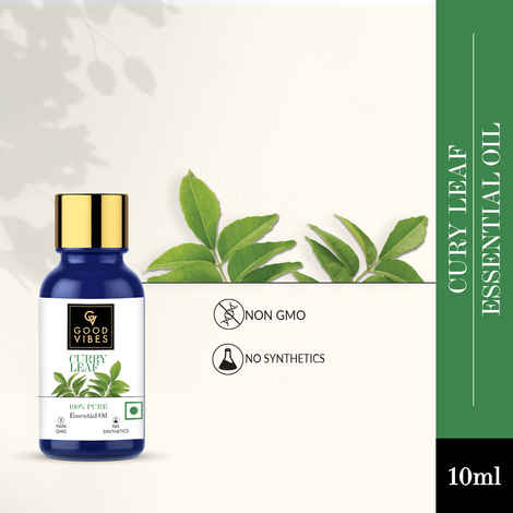 Buy Good Vibes Pure Essential Oil - Curry Leaf (10 ml) - Purplle