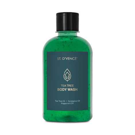 ST. D´VENCE Tea Tree Body Wash With Eucalyptus Oil & Peppermint Oil (275 ml)
