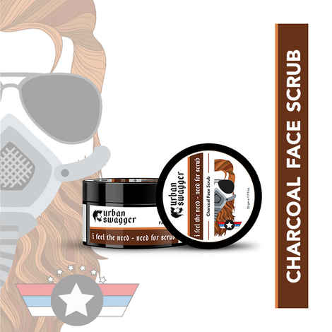 Urban Swagger Charcoal Face Scrub - I Feel The Need, Need For Scrub (50 g)