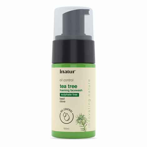 Buy Inatur Tea Tree Facial Foam (100 ml) - Purplle