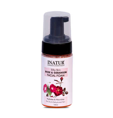 Inatur Rose & Geranium Facial Foam (100 ml)