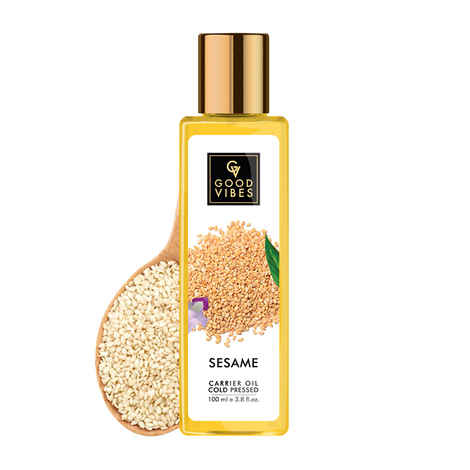 Buy Good Vibes Carrier Oil - Sesame (100 ml) - Purplle