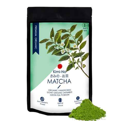 Buy KimiNo Japanese Organic Matcha Green Tea Powder - 100 gms - with free recipe Ebook - Purplle