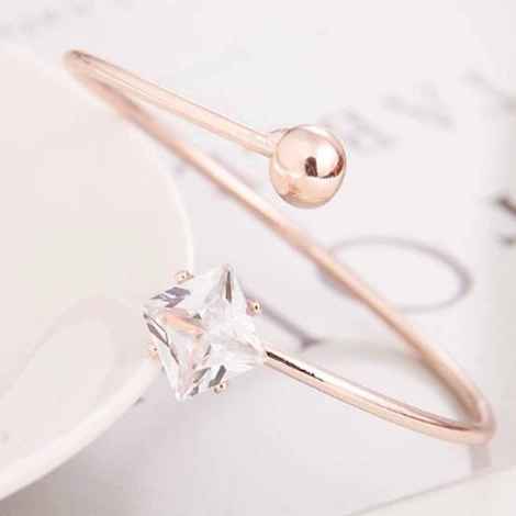 Buy Ferosh Darlene Rose Gold Bracelet - Purplle